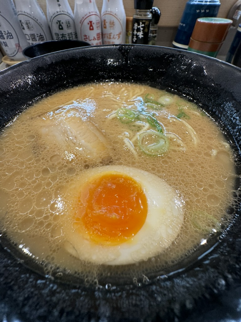 インスタント風豚骨醤油ラーメン